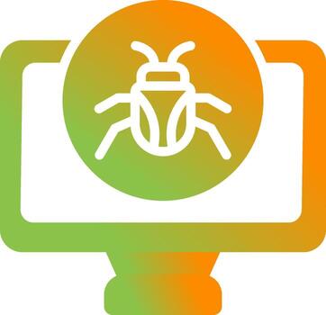 icono de vector de computadora