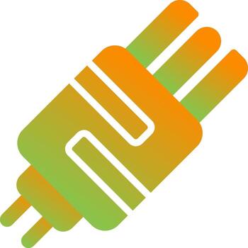 icono de vector de enchufe