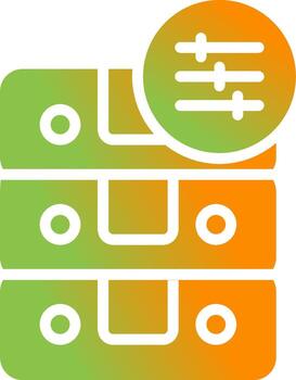 icono de vector de base de datos