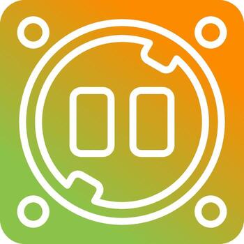 icono de vector de enchufe