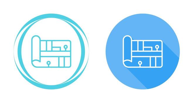 icono de vector de mapa