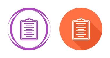 Writing Pad Vector Icon