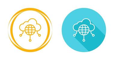 Public Cloud Vector Icon