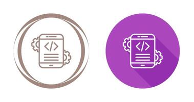 Mobile App Development Vector Icon