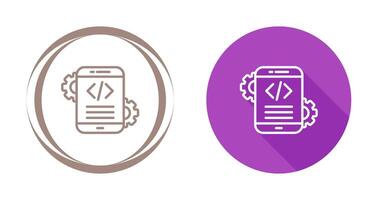 Mobile App Development Vector Icon