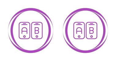 A B Testing Vector Icon