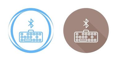 Bluetooth Keyboard Vector Icon