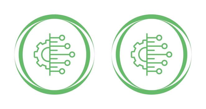 icono de vector de integración de datos