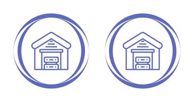 Data Warehouse Vector Icon