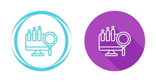 Big Data Analytics Vector Icon