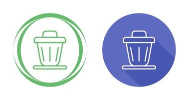 Trash bin Vector Icon