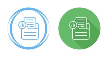 Document Analytics Vector Icon