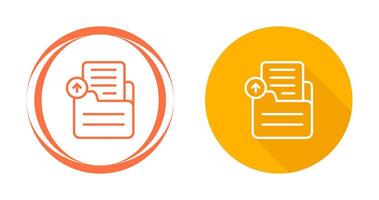 Document Upload Vector Icon