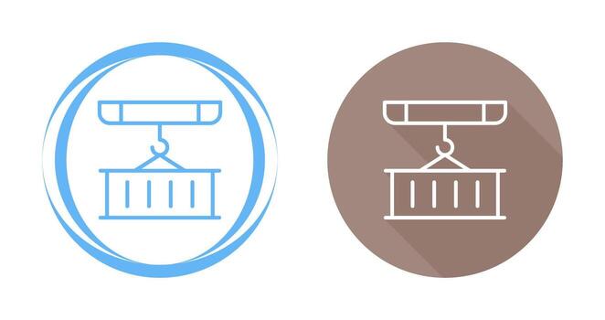 icono de vector de grúa