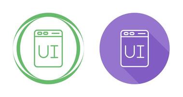 User Interface Design Vector Icon