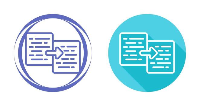 documento Copiar vector icono