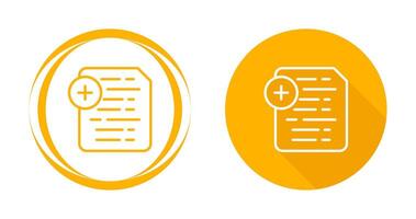 Document Insert Icon Vector Icon