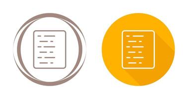 Document Align Left Vector Icon