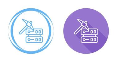 Data Mining Vector Icon