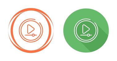 Video Play Button Vector Icon