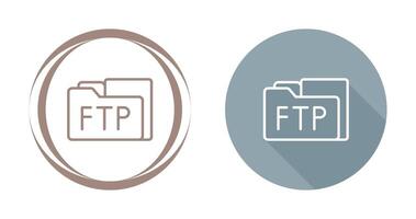 ftp acceso vector icono