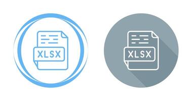 icono de vector xlsx