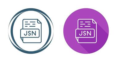 JSON Vector Icon