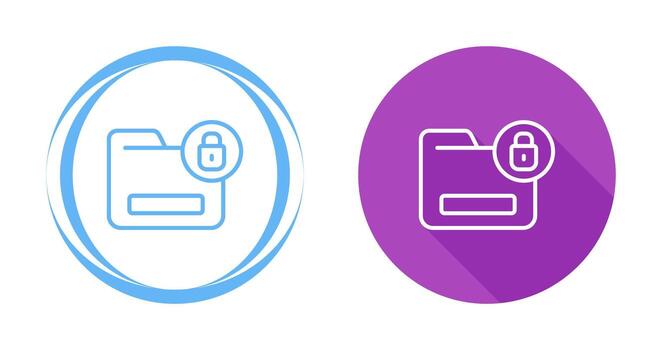 documento cifrado vector icono