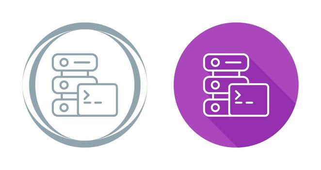 SSH Hosting Vector Icon