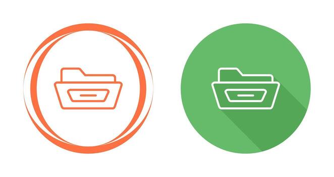 Open File Folder Vector Icon