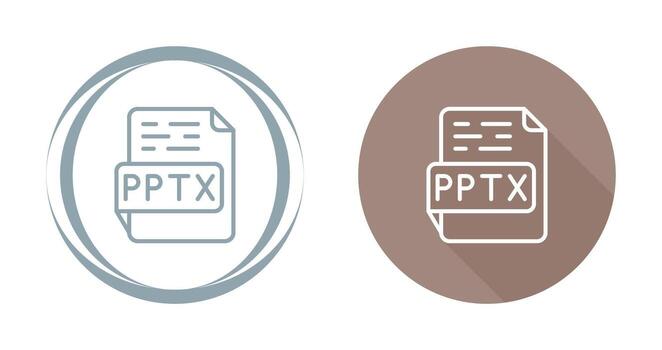 PPTX Vector Icon
