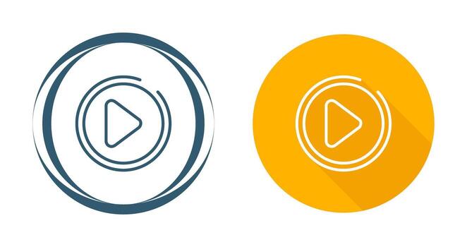 Play Button Vector Icon