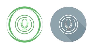 Microphone Circle Vector Icon