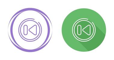 Previous Track Button Vector Icon