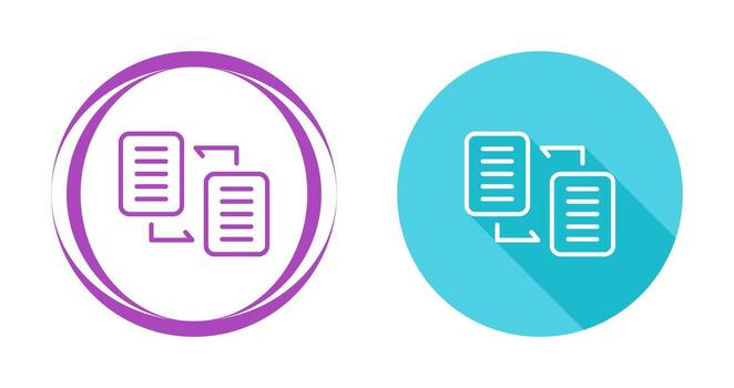 Document Distribution Vector Icon