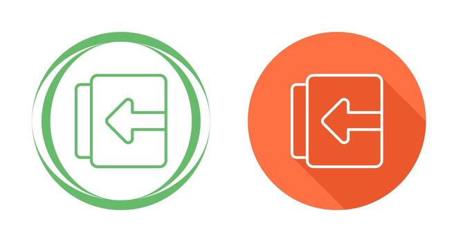 Document Import Vector Icon