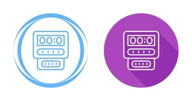 Electric Meter Vector Icon