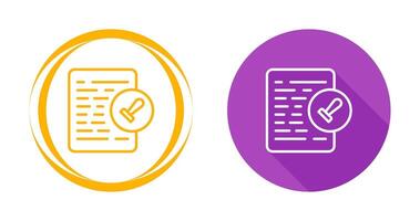 Document Permissions Vector Icon