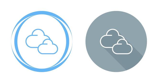 icono de vector de nube