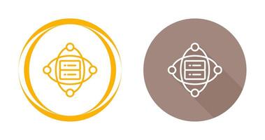Cluster Server Vector Icon
