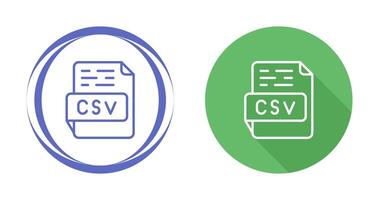 CSV Vector Icon