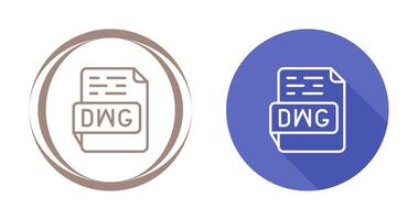 dwg vector icono