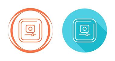 Video Record Square Vector Icon