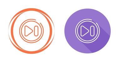 Next Track Button Vector Icon