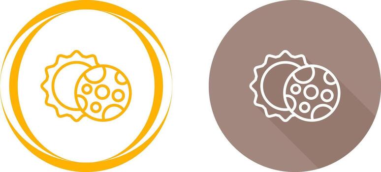 icono de vector de eclipse