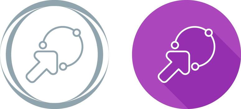 selección vector icono