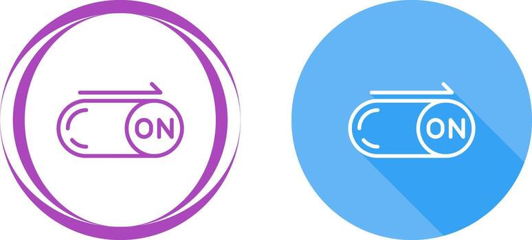 On Button Vector Icon