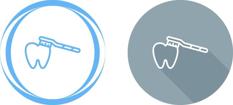 Brushing Teeth Vector Icon