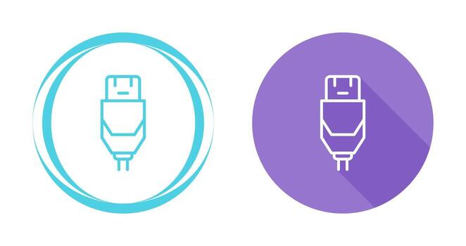 icono de vector de enchufe