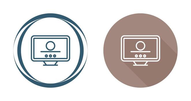 Client Server Vector Icon